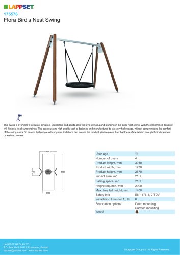 Flora Bird's Nest Swing