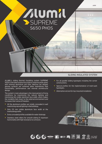 Technical Brochure SUPREME S650