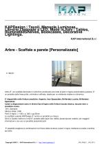 Arbre - Scaffale a parete [Personalizzato] - 1