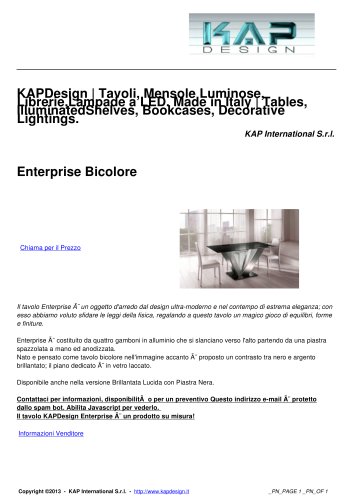 Enterprise Bicolore