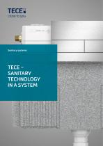 TECE – SANITARY TECHNOLOGY IN A SYSTEM