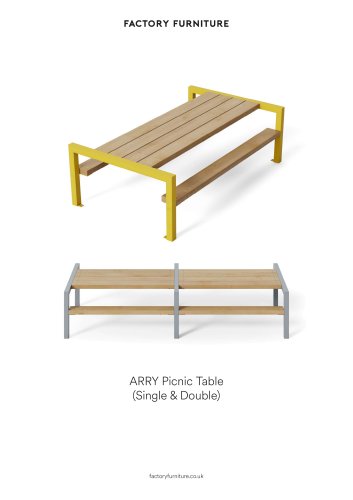ARRY Picnic Table (Single & Double)