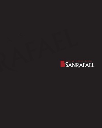 Puertas Sanrafael brochure