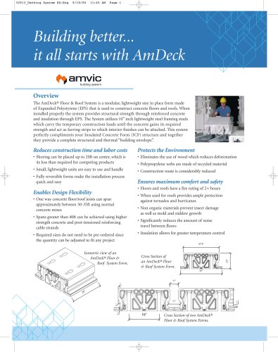  Building better... it all starts with AmDeck