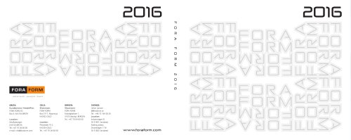 Fora Form Catalog 2016