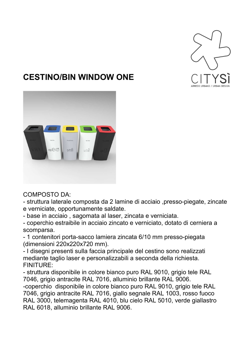 Windows one - CITYS&igrave;