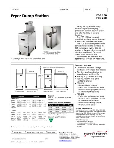 Fryer Dump Station