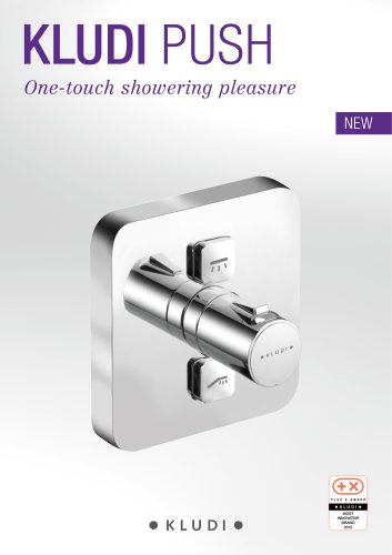 KLUDI PUSH One-touch showering pleasure