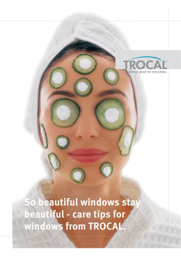 Care tips for windows from TROCAL