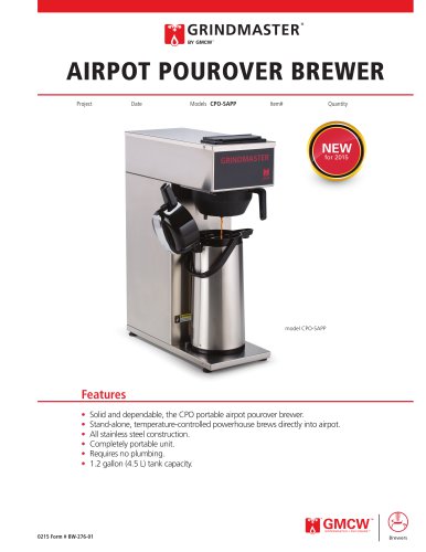 Airpot Pourover Brewers