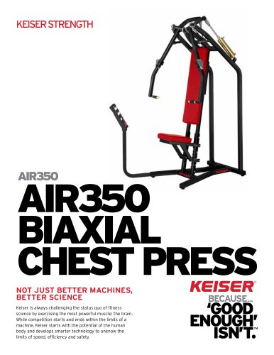 AIR350 BIAXIAL CHEST PRESS