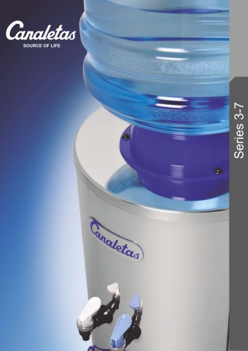 Canaletas bottle water coolers Series 3-7