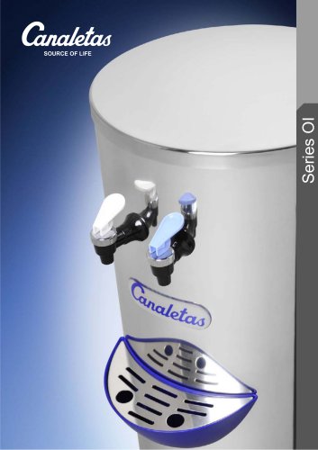 Canaletas drinking fountain with reverse osmosis Series OI