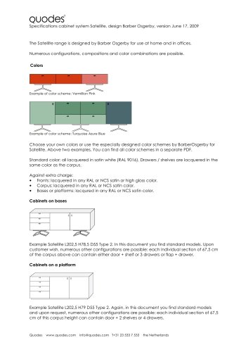 Specifications Satellite