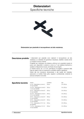 Distanziatori