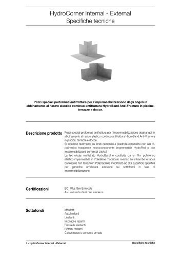 HydroCorner Internal - External