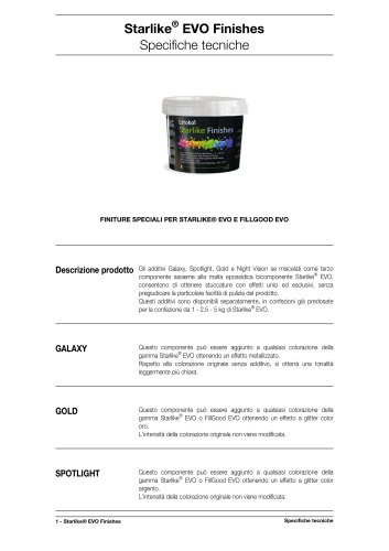 Starlike® EVO Finishes