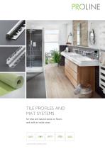 TILE PROFILES AND MAT SYSTEMS