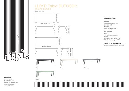 LLOYD TABLE OUTDOOR