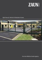 High security vehicle pedestrian access