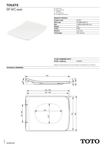 SP  WC seat