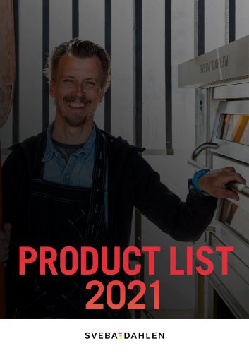 PRODUCT LIST 2021