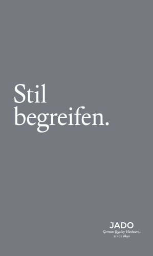 Stil Begreifen