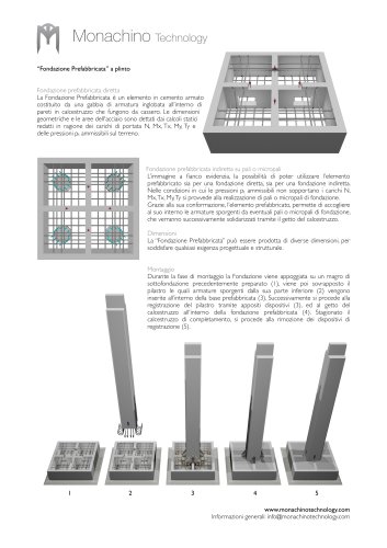 Fondazione Prefabbricata a Plinto MONACHINO