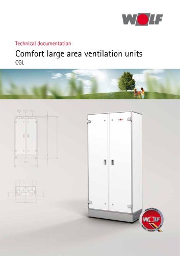 Comfort large area ventilation units CGL