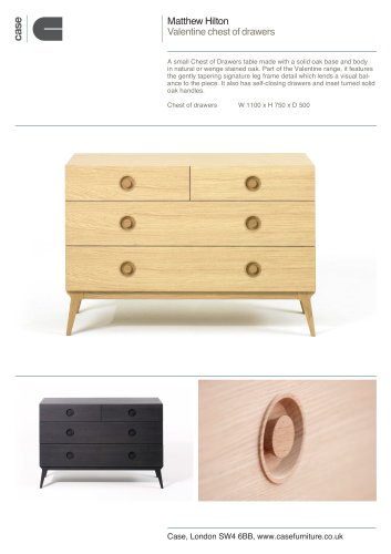 Valentine chest of drawers