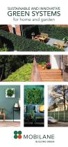 SUSTAINABLE AND INNOVATIVE GREEN SYSTEMS for home and garden