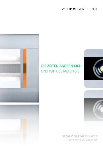 GESAMTKATALOG 2012 + Neuheiten LED Leuchten