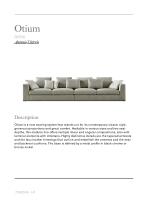 Divano modulare - OTIUM - MAXALTO - moderno / in tessuto ...