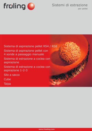 Prospetto Sistemi di estrazione pellet