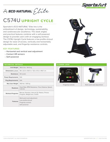 C574U UPRIGHT CYCLE