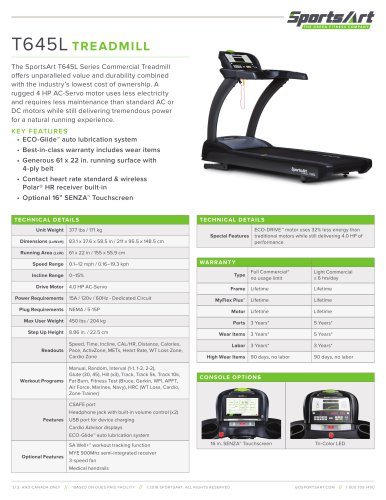 SA_18-T645L-Treadmill