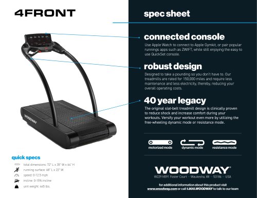 4Front quick specs