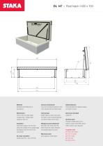 Roof access hatch DL147 (1400x700)