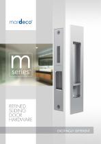 M-Series - REFINED SLIDING DOOR HARDWARE