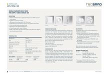 Tecanno technical data vent one