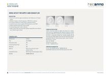 Tecanno technical data vent round