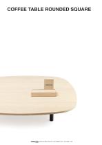 COFFEE TABLE ROUNDED SQUARE