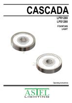 Fountain LED Light CASCADA LPR/LPS1280