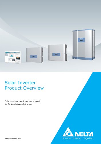 Solar Inverter Product Overview 2016