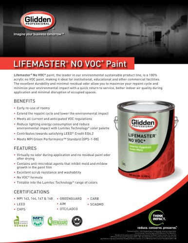 Lifemaster® No VOC