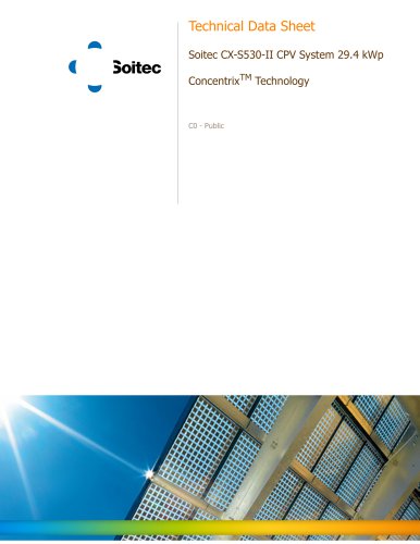 Soitec CX-S530-II CPV System 29.4 kWp