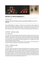 BROKIS at MAISON & OBJET