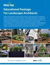 Architects Package using BERA WaterUps