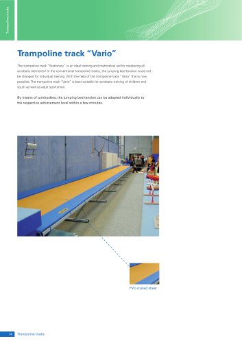 Trampoline Track "Vario"