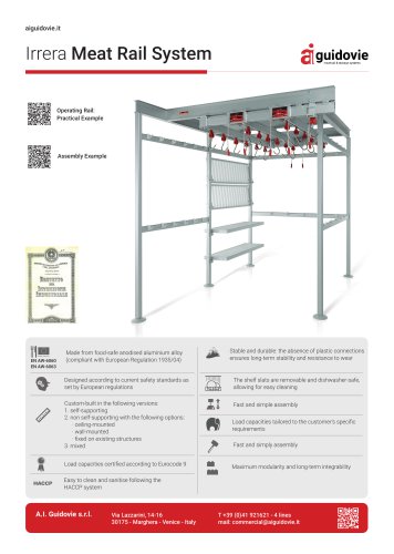 Irrera Meat Rail System